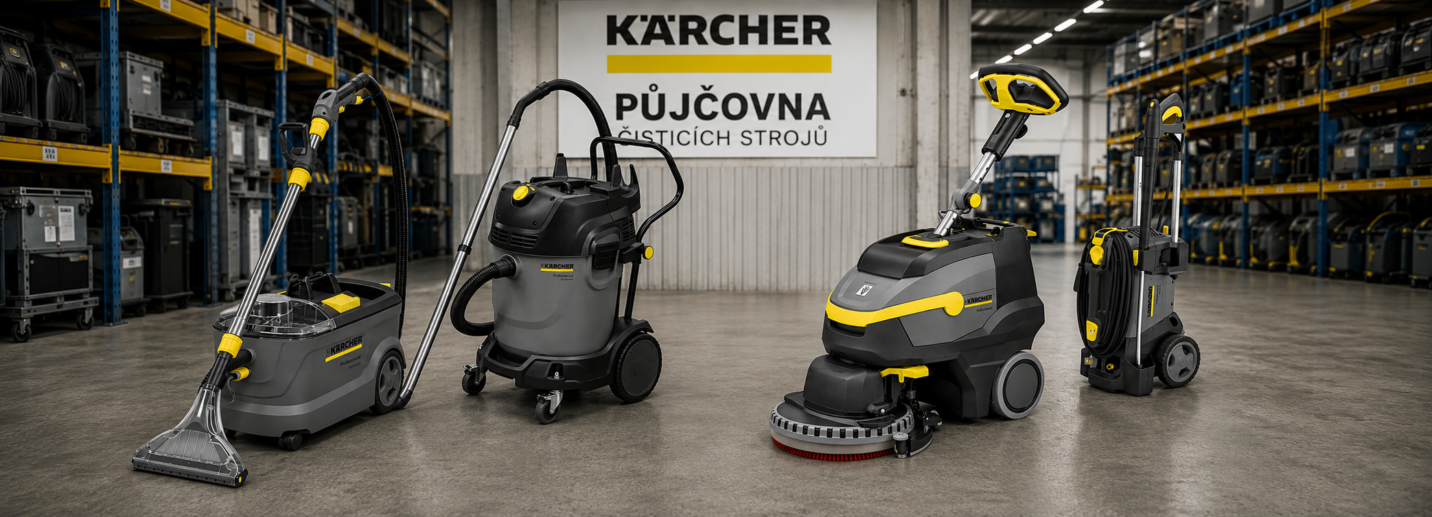 Půjčovna čisticích strojů KÄRCHER