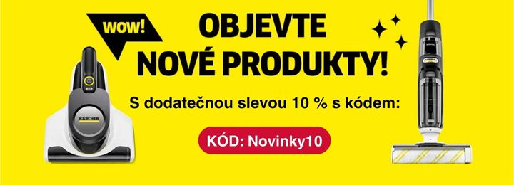 Novinky KÄRCHER s dodatečnou slevou 10 %