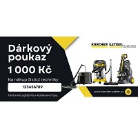 Dárkové poukaz na nákup sortimentu KÄRCHER