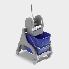 Úklidový kbelík KÄRCHER se ždímačem a kolečky, 25 l