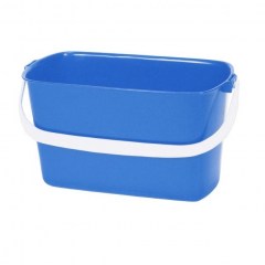 Oválný úklidový kbelík, modrý