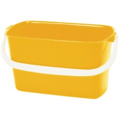 Oválný úklidový kbelík, žlutý