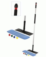 Plochý mop SYR Rapid, mikrovlákno, suchý zip, 47 cm, 10 ks
