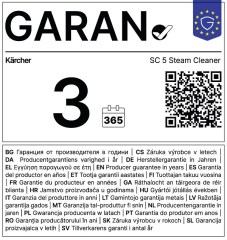 KÄRCHER SC 5 Deluxe Signature Line parní čistič