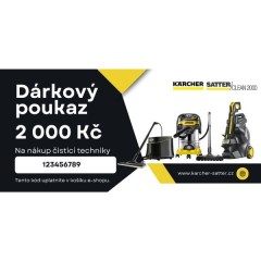 Dárkový poukaz na 2000 Kč